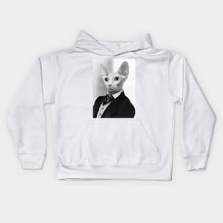 Gentleman Sphynx Cat - Pet Gift Kids Hoodie